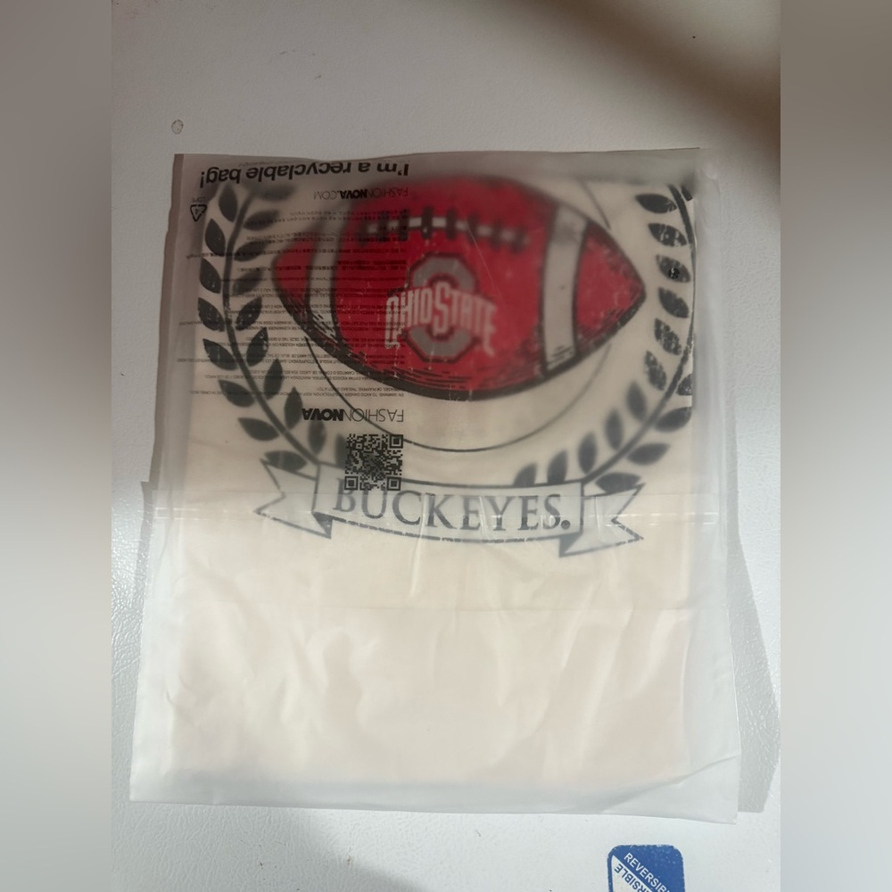 Ohio State Buckeyes Cream/White T-Shirt - Picture 3 of 3